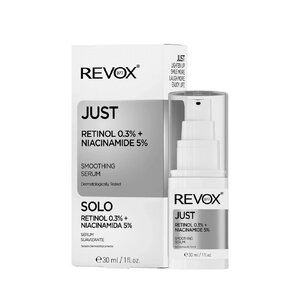 Сыворотка для лица антивозрастная Just Retinol 0.3%+Niacinamide 5% Revox B77 30 мл Сыворотка для лица антивозрастная Just Retinol 0.3%+Niacinamide 5% Revox B77 30 мл