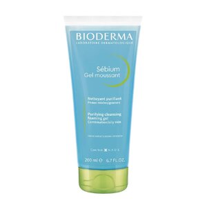 Гель для лица очищающий/ Sebium Gel Moussant (туба без помпы) Bioderma Sebium 200 мл Гель для лица очищающий/ Sebium Gel Moussant (туба без помпы) Bioderma Sebium 200 мл