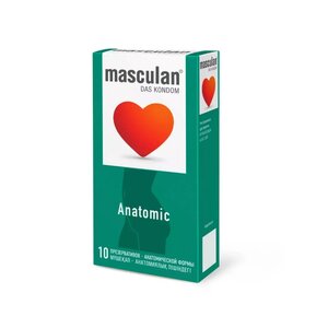 Презервативы анатомической формы Masculan Anatomic 10 шт Презервативы анатомической формы Masculan Anatomic 10 шт