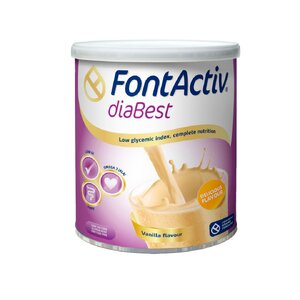 ФонтАктив ДиаБест Ваниль Продукт сухой специализированный для диетического лечебного питания 400 г ФонтАктив ДиаБест Ваниль Продукт сухой специализированный для диетического лечебного питания 400 г