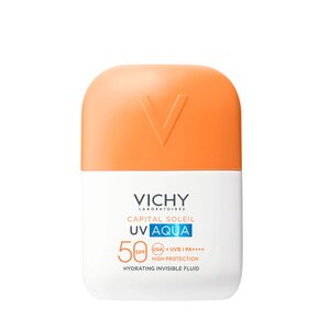 Флюид солнцезащитный для лица увлажняющий невидимый SPF50 UV AQUA Vichy Capital Soleil 50  мл