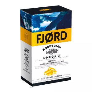 Рыбий жир норвежский Фьорд капсулы N90 Fjord