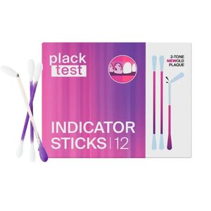Палочки для индикации зубного налета Plack Test Plack Test 12  шт