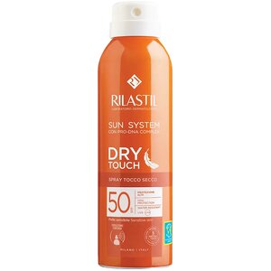 Спрей для тела с сухим финишем SPF50+ Rilastil Sun System 200 мл Спрей для тела с сухим финишем SPF50+ Rilastil Sun System 200 мл
