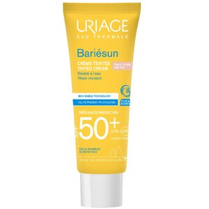 Крем тонирующий тон светлый SPF50+ Uriage Bariesun 50  мл