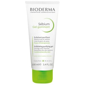 Гель для лица Себиум Гуммирующий / Sebium Gel Gommant Bioderma Sebium 100 мл Гель для лица Себиум Гуммирующий / Sebium Gel Gommant Bioderma Sebium 100 мл