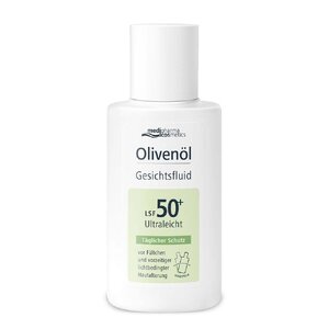 Флюид для лица сверхлегкий против морщин SPF50 Medipharma cosmetics Olivenol 50  мл