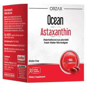 Оушен Астаксантин капсулы 350мг №30 ORZAX Оушен Астаксантин капсулы 350мг №30 ORZAX
