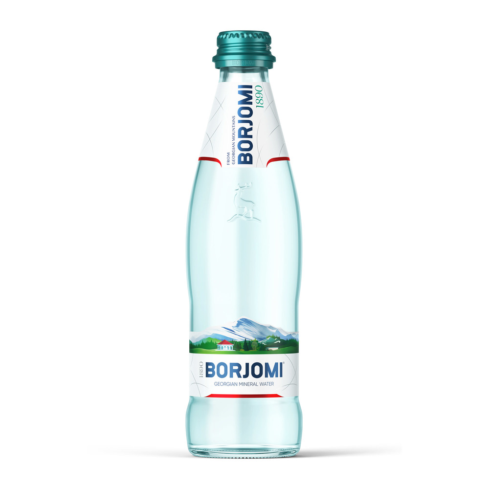 Вода минеральная стеклянная Borjomi 0.5  л