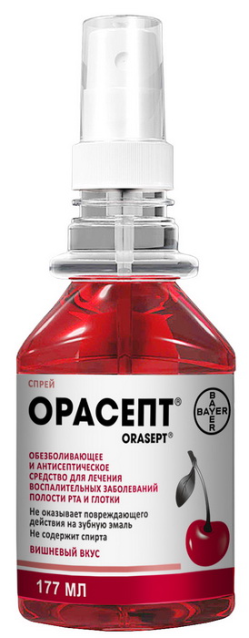 Орасепт спрей 1,4% во флакон 177мл N1