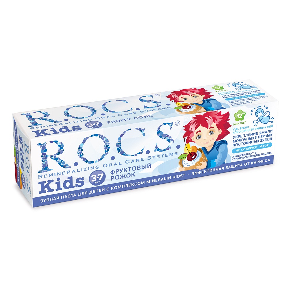 Зубная паста Фруктовый рожок R.O.C.S. Kids 45  г