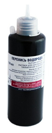 Перекись водорода раствор  3% флакон 100мл N1 Перекись водорода раствор  3% флакон 100мл N1
