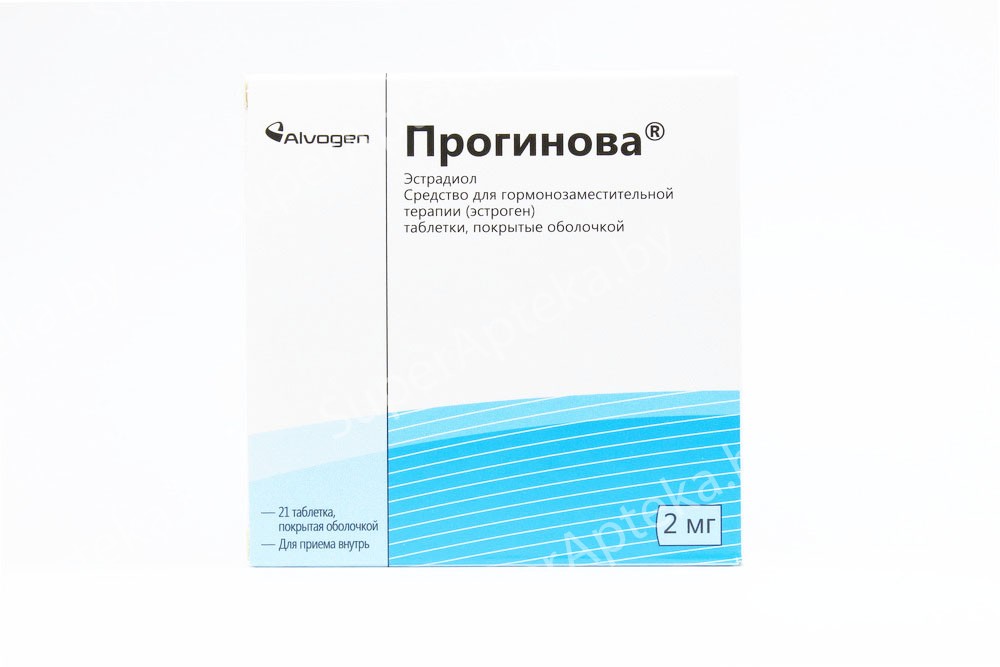 Прогинова таб п/о 2мг в бл в уп N21*1 Прогинова таб п/о 2мг в бл в уп N21*1