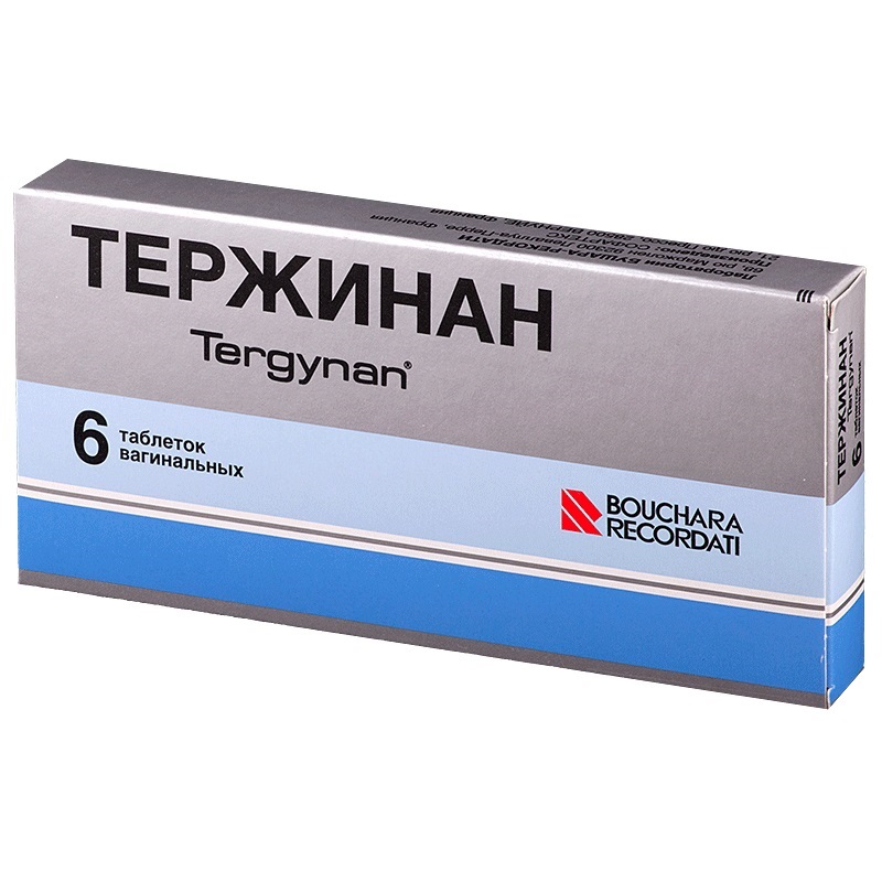 Тержинан таблетки вагинальные N6 Тержинан таблетки вагинальные N6