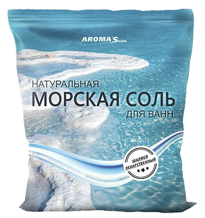 Соль морская для ванн Шалфей AROMA’Saules 1  кг