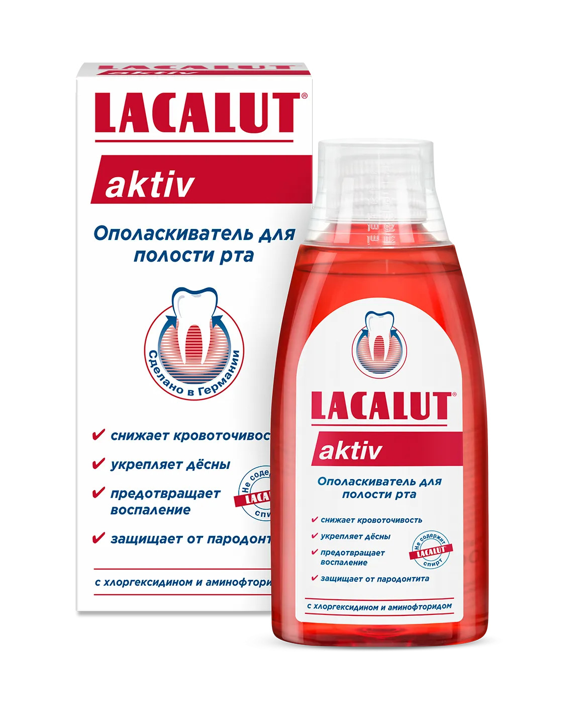 Ополаскиватель для рта Lacalut Activ 300  мл