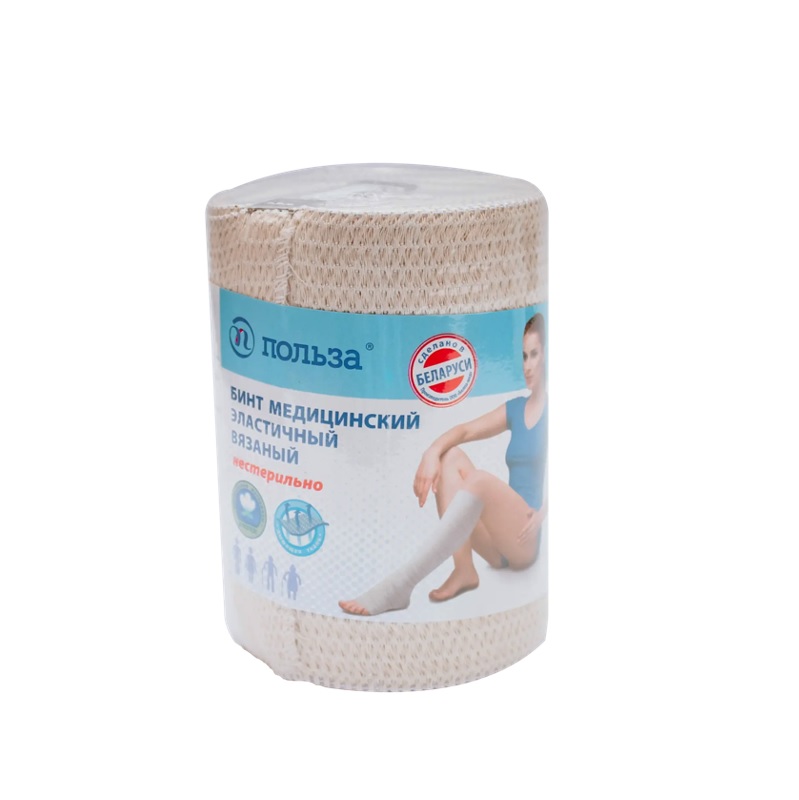 Бинт медицинский вязанный вязаный 0.6х0.08м