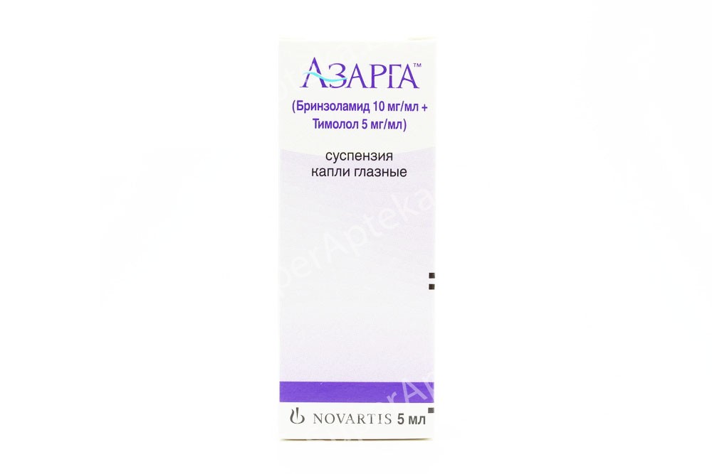 Азарга суспензия (капли глазные) (10мг+5мг)/1мл флакон 5мл N1