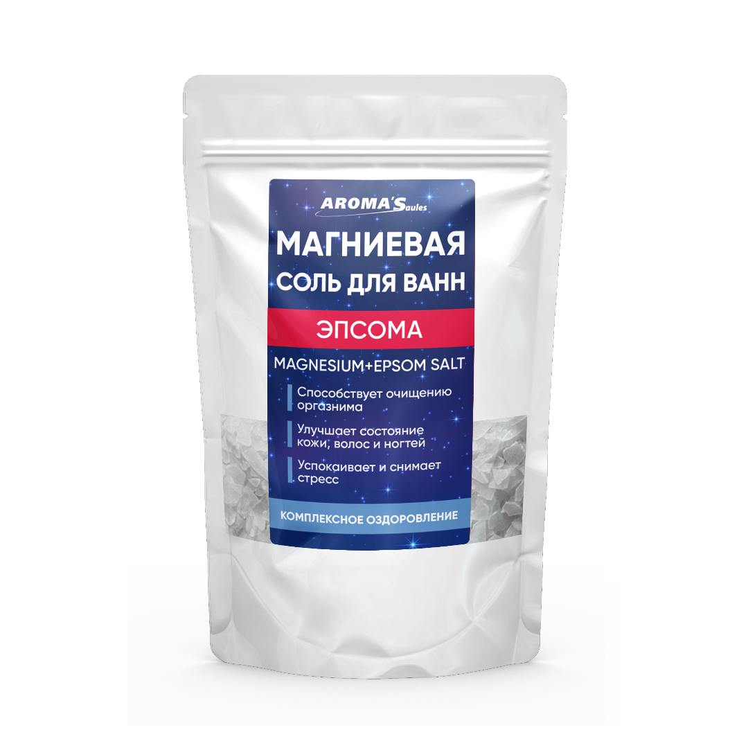 Соль для ванн Магниевая Эпсома AROMA'Saules 800 г