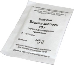 Борная кислота порошок для наружного применения 10г N1 Борная кислота порошок для наружного применения 10г N1