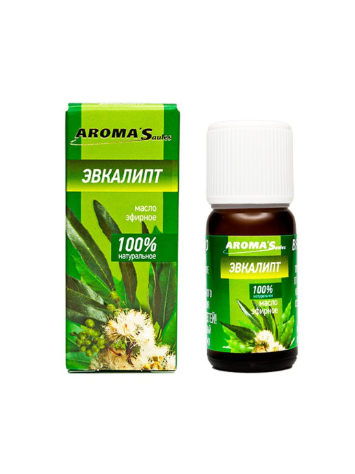Масло эфирное Эвкалипт AROMA’Saules 10  мл Масло эфирное Эвкалипт AROMA’Saules 10  мл