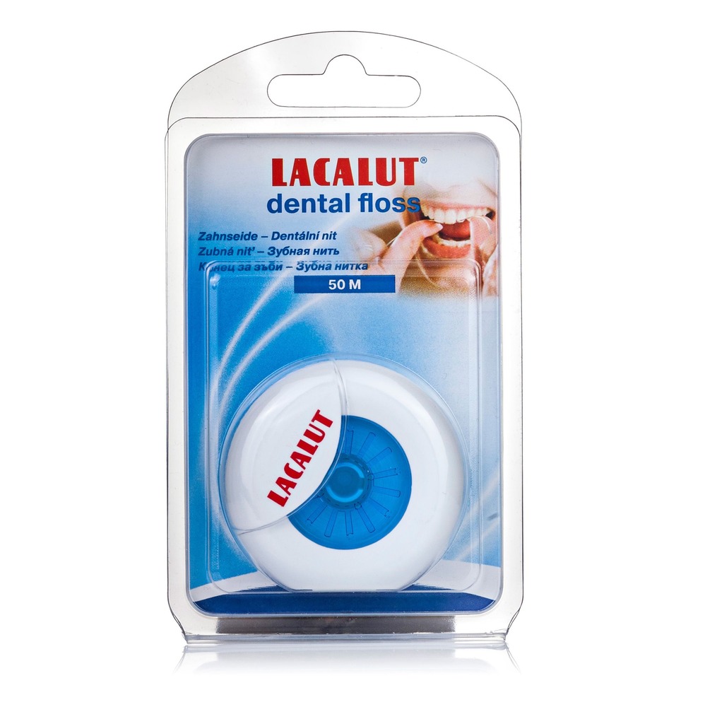 Зубная нить Dental floss Lacalut Dental 50  м