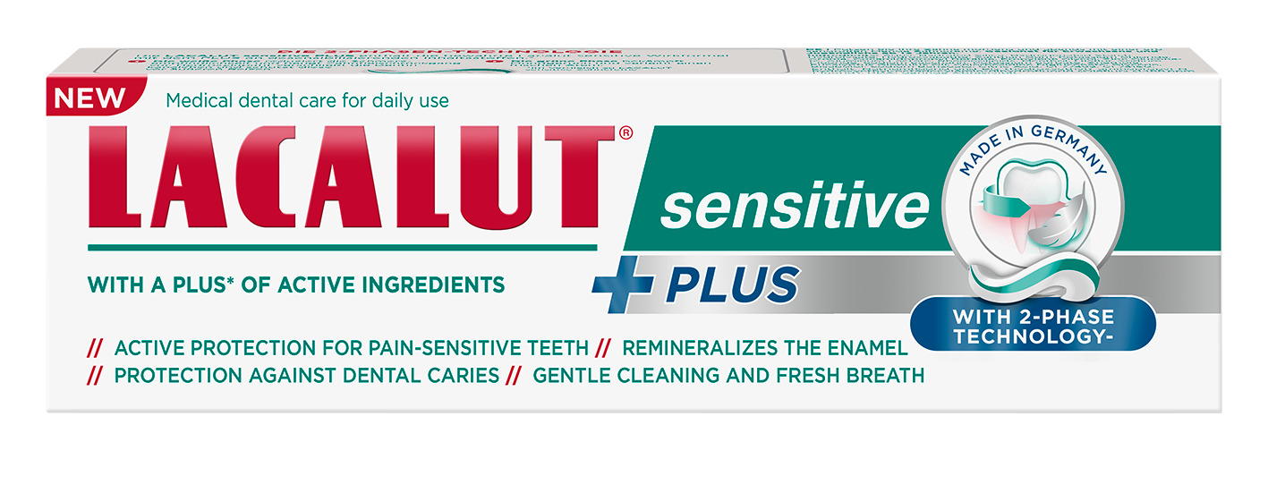 Зубная паста Lacalut Sensitive Plus 75  мл