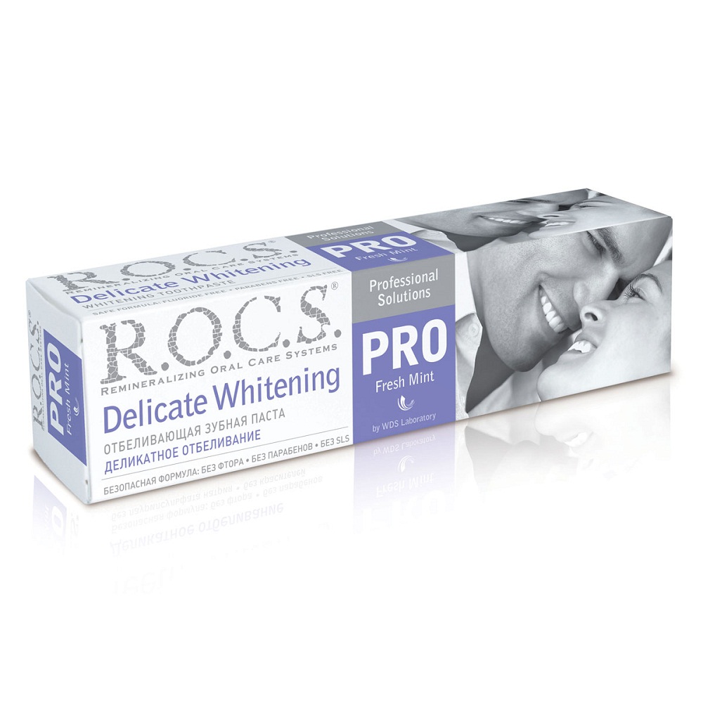 Зубная паста Деликатное отбеливание R.O.C.S. Pro Fresh Mint 135  г