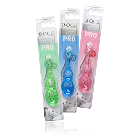 Зубная щётка для детей от 0 до 3 лет R.O.C.S. Pro Baby