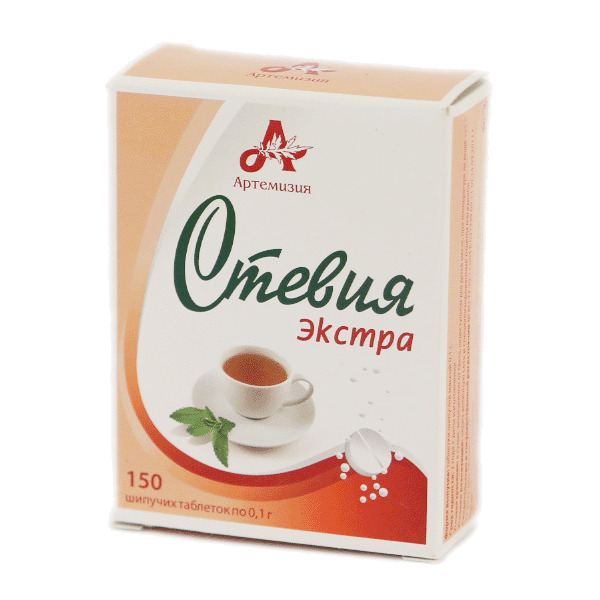 Стевия Экстра таблетки шипучие N150 Стевия Экстра таблетки шипучие N150