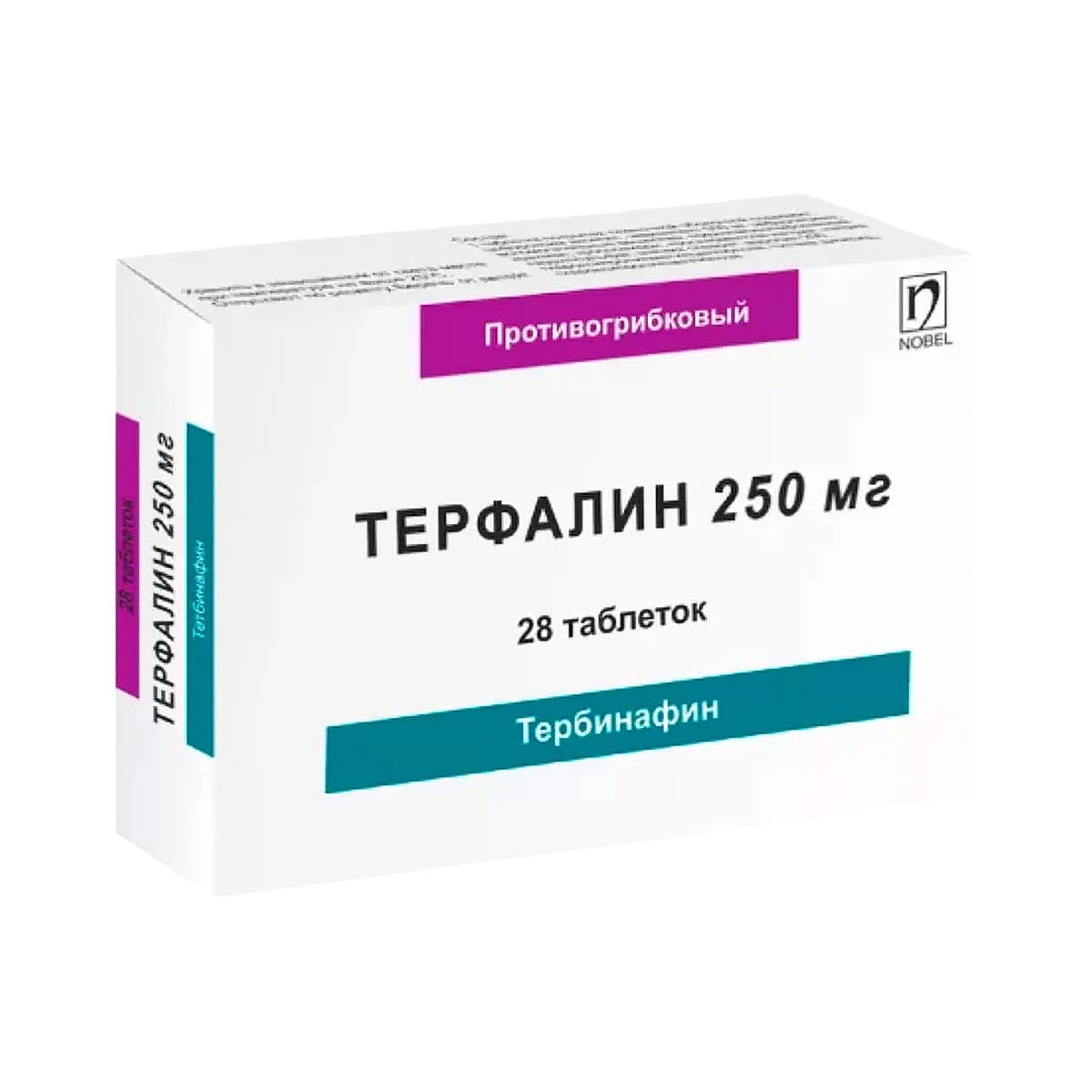 Терфалин таблетки 250мг N28