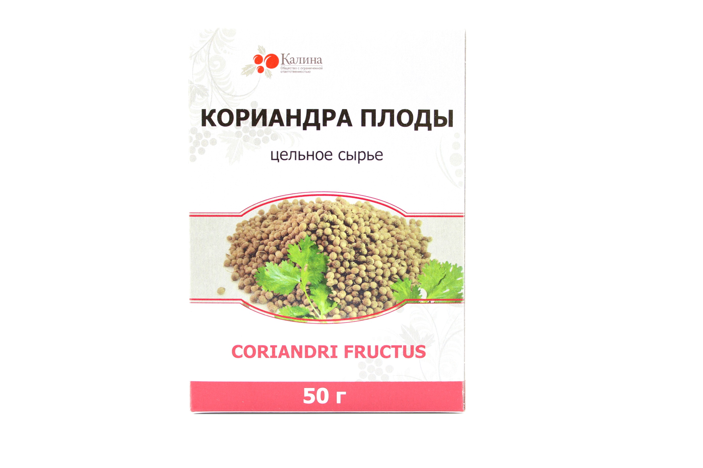 Кориандра плоды 50г Калина