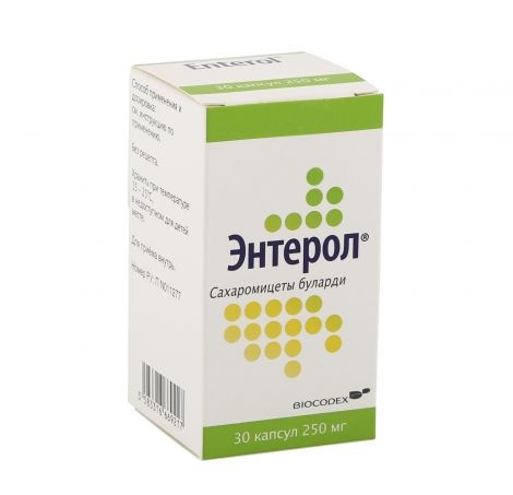 Энтерол капсулы 250мг N30 Энтерол капсулы 250мг N30
