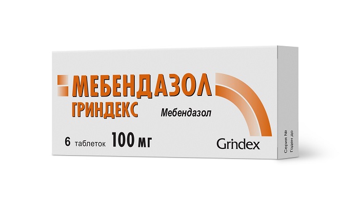 Мебендазол Гриндекс таблетки 100мг N6 Мебендазол Гриндекс таблетки 100мг N6