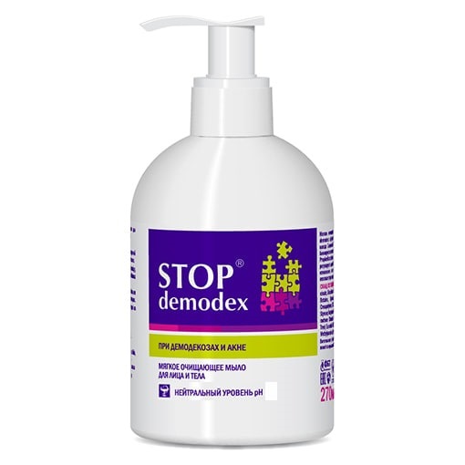 Мыло для лица и тела Stop Demodex 270  мл