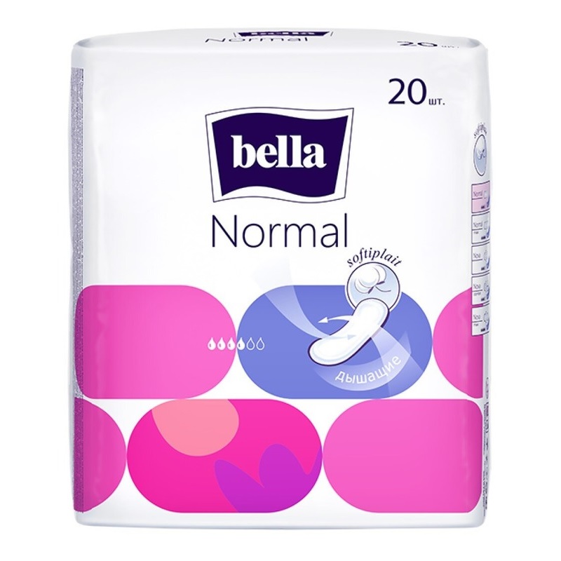 Прокладки женские Bella Normal 20 шт Прокладки женские Bella Normal 20 шт