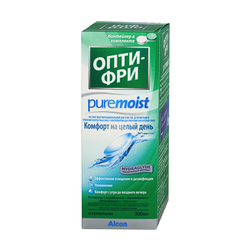 Раствор  для линз Opti Free Pure Moist 300мл Opti-Free PureMoist 300  мл