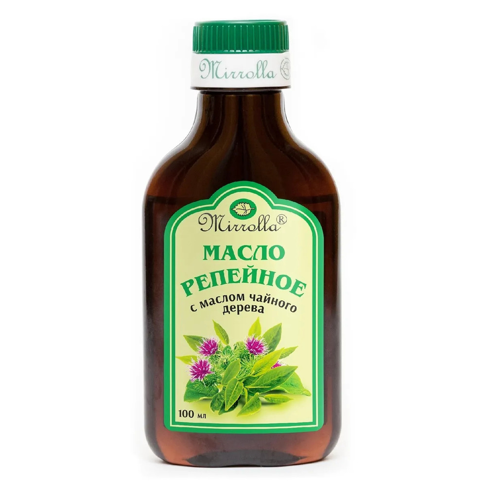 Репейное масло с маслом чайного дерева Mirrolla 100  мл