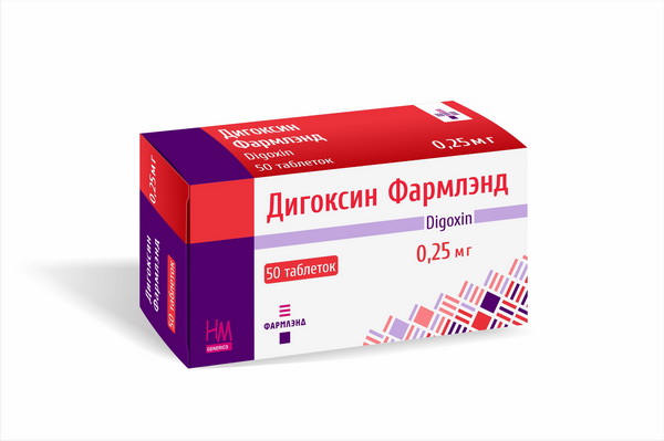 Дигоксин Фармлэнд таблетки 0,25мг N50