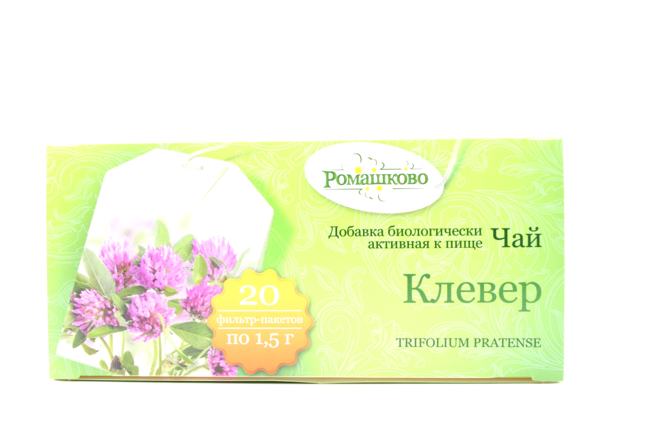 Клевер чай фильтр-пакеты 1,5г N20 Калина Ромашково
