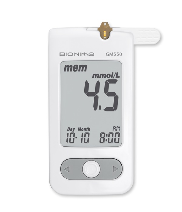 Система  Rightest GM 550+ тест-полоски GS550(50шт) контроля уровня глюкозы в крови Bionime