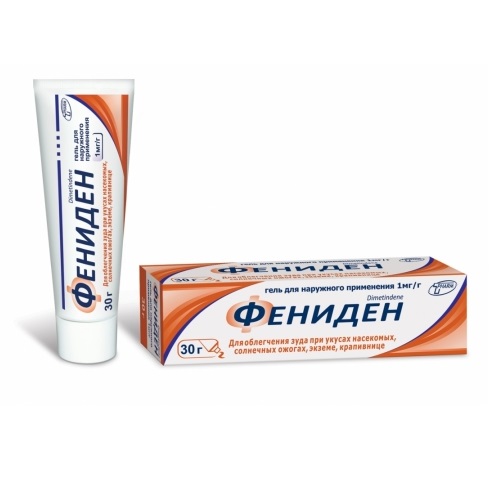 Фениден гель 1мг/г 30г Фениден гель 1мг/г 30г