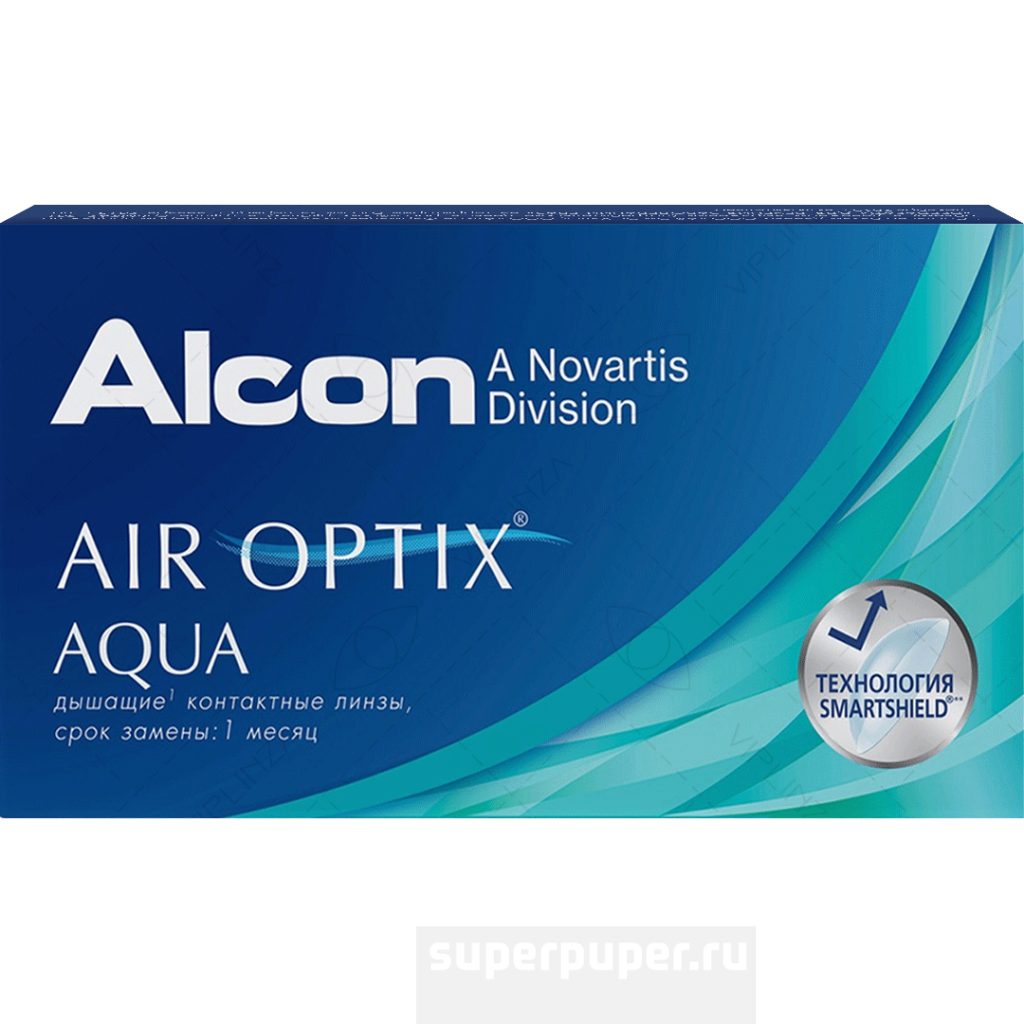 Линзы контактные  Air Optix Aqua PWR  -2,0