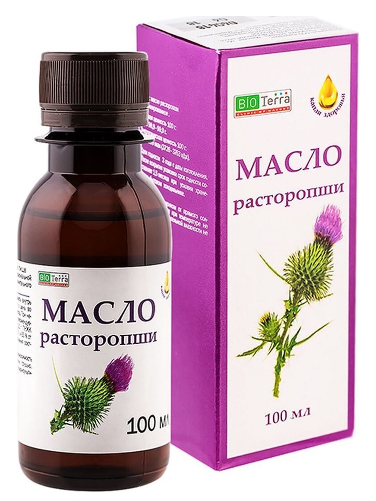 Расторопши масло 100мл BIOTerra
