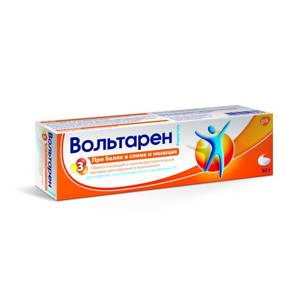 Вольтарен эмульгель 1% туба 50г