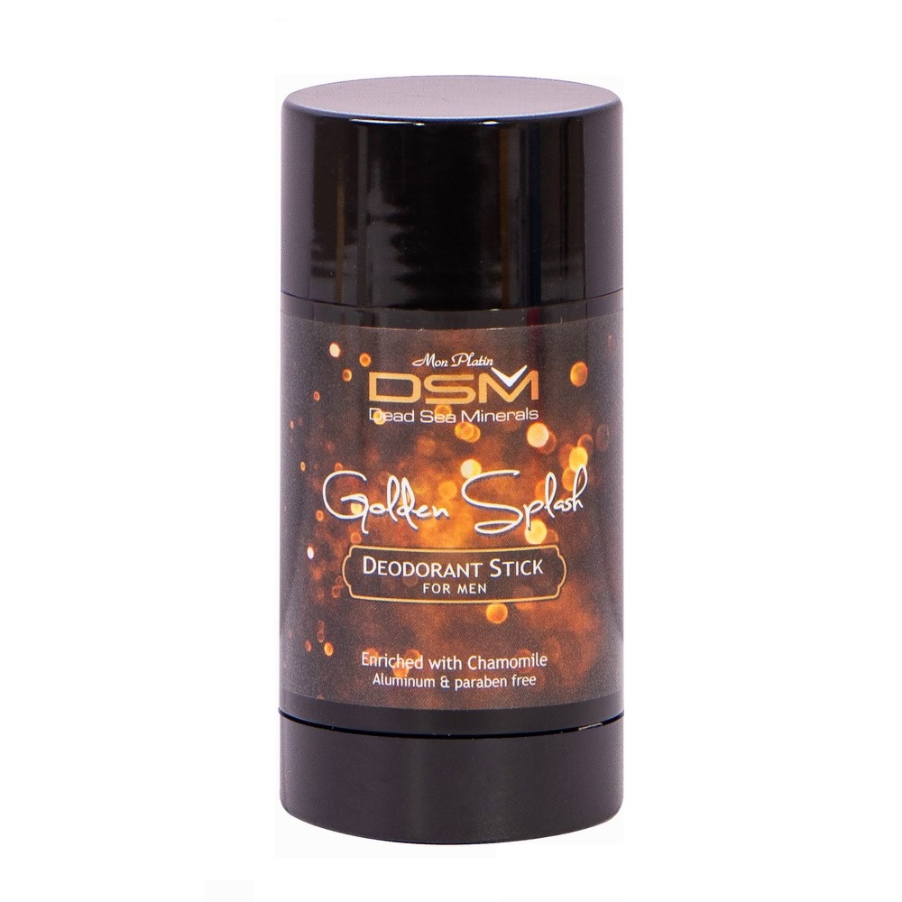 Дезодорант для мужчин Golden Splash Mon Platin Dead Sea Minerals 80  мл