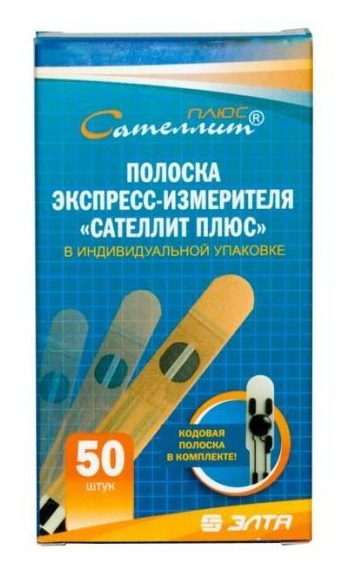 Тест-полоски N50 Сателлит плюс Сателлит