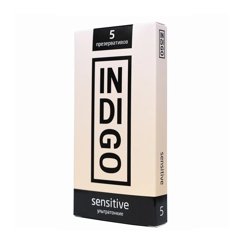 Презервативы ультратонкие Indigo Sensitive 5  шт