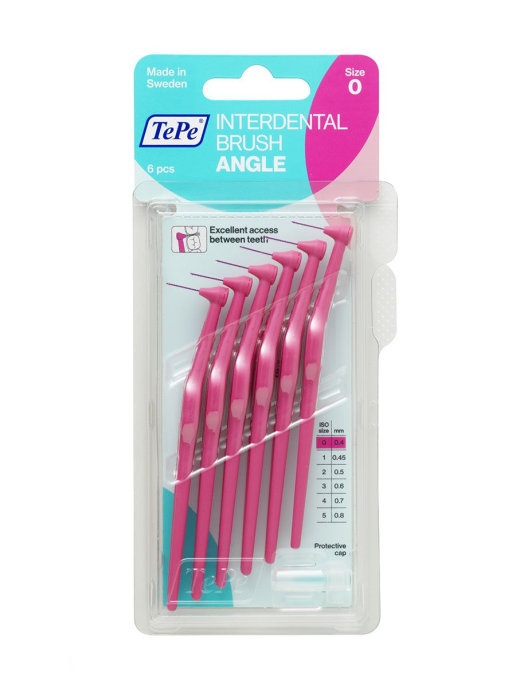 Межзубные ёршики 0,4 №0 TePe Angle 6  шт