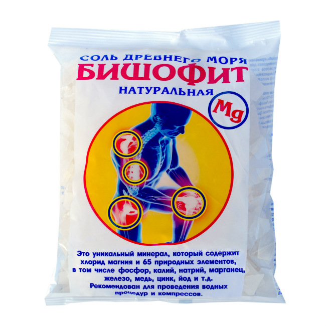 Соль морская для ванн Бишофит AROMA’Saules 500  г